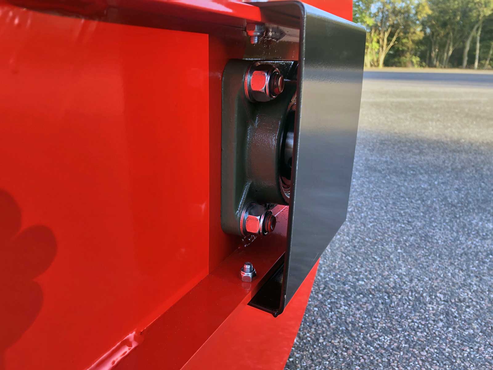 Et lejehus på snefræser