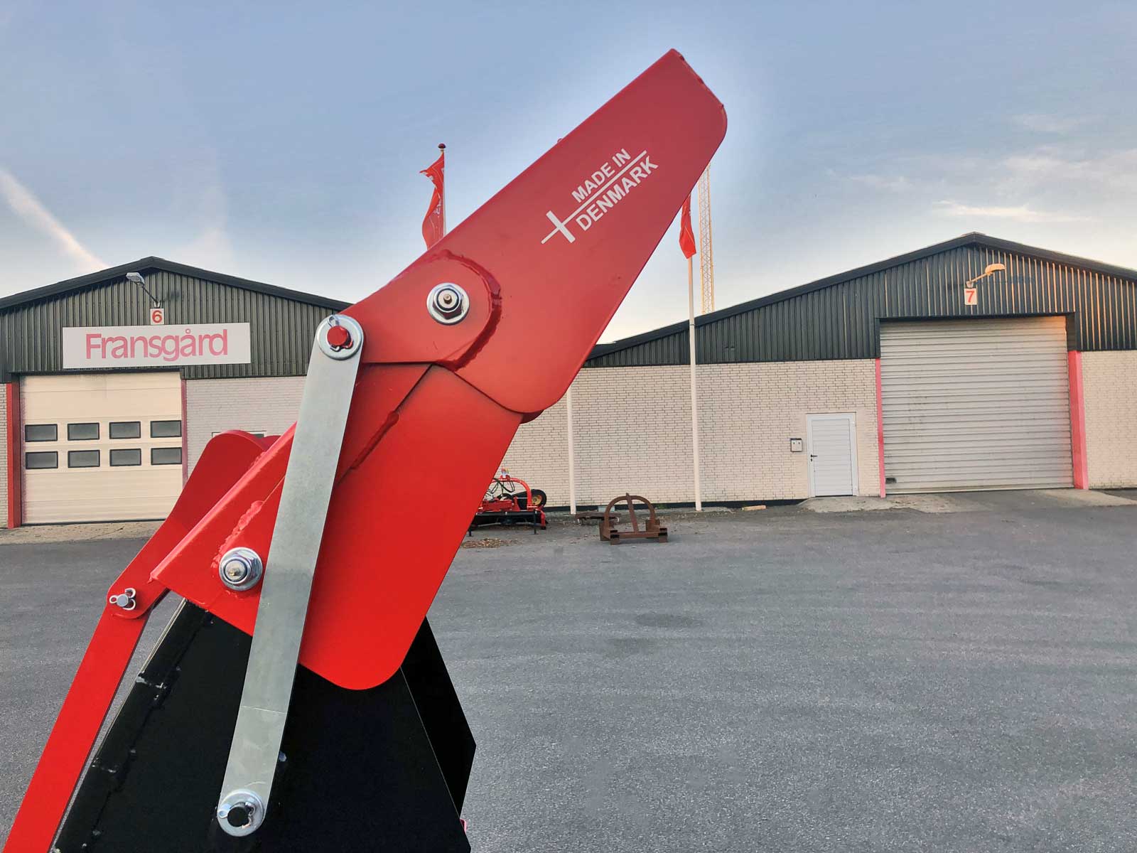 Mellem og topklap på V-230 snefræser