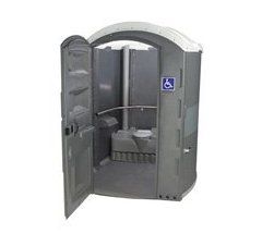 Opened Portable Toilet — Mapaville, MO — All Weather Sewer Service Inc.