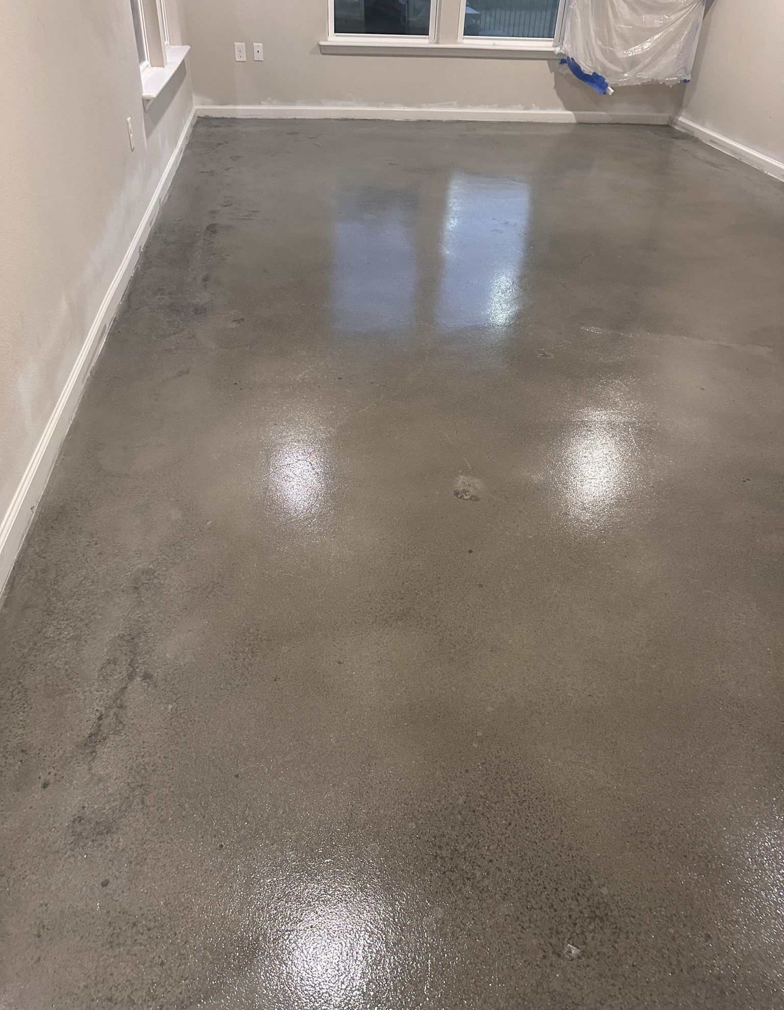 Stain and Seal Concrete Floor