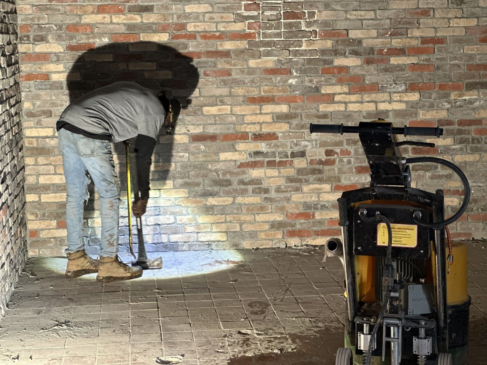 Tile Floor Demoliton