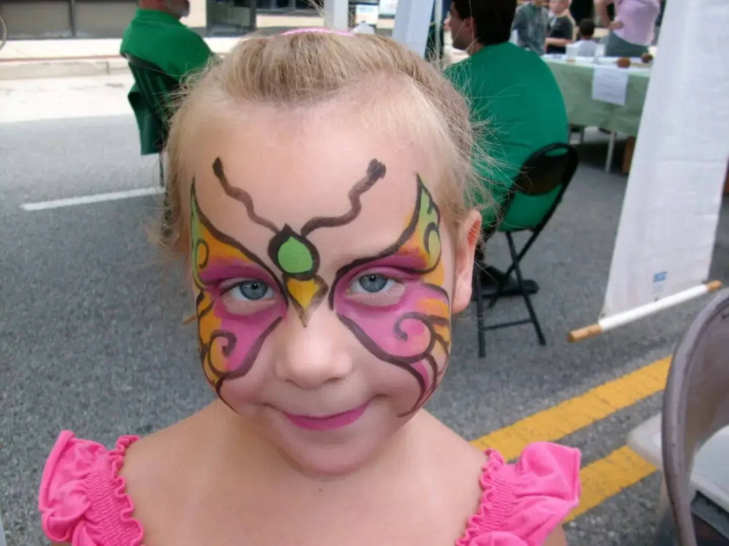 girl with facepaint