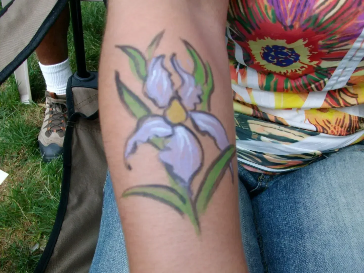 painted arm design