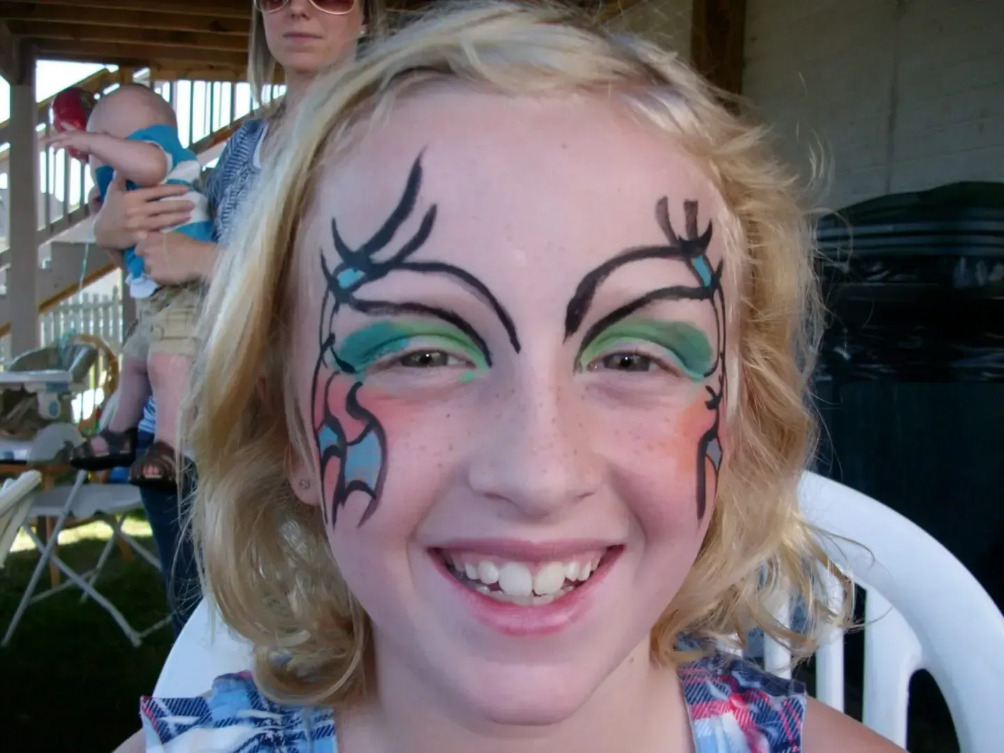 girl with facepaint