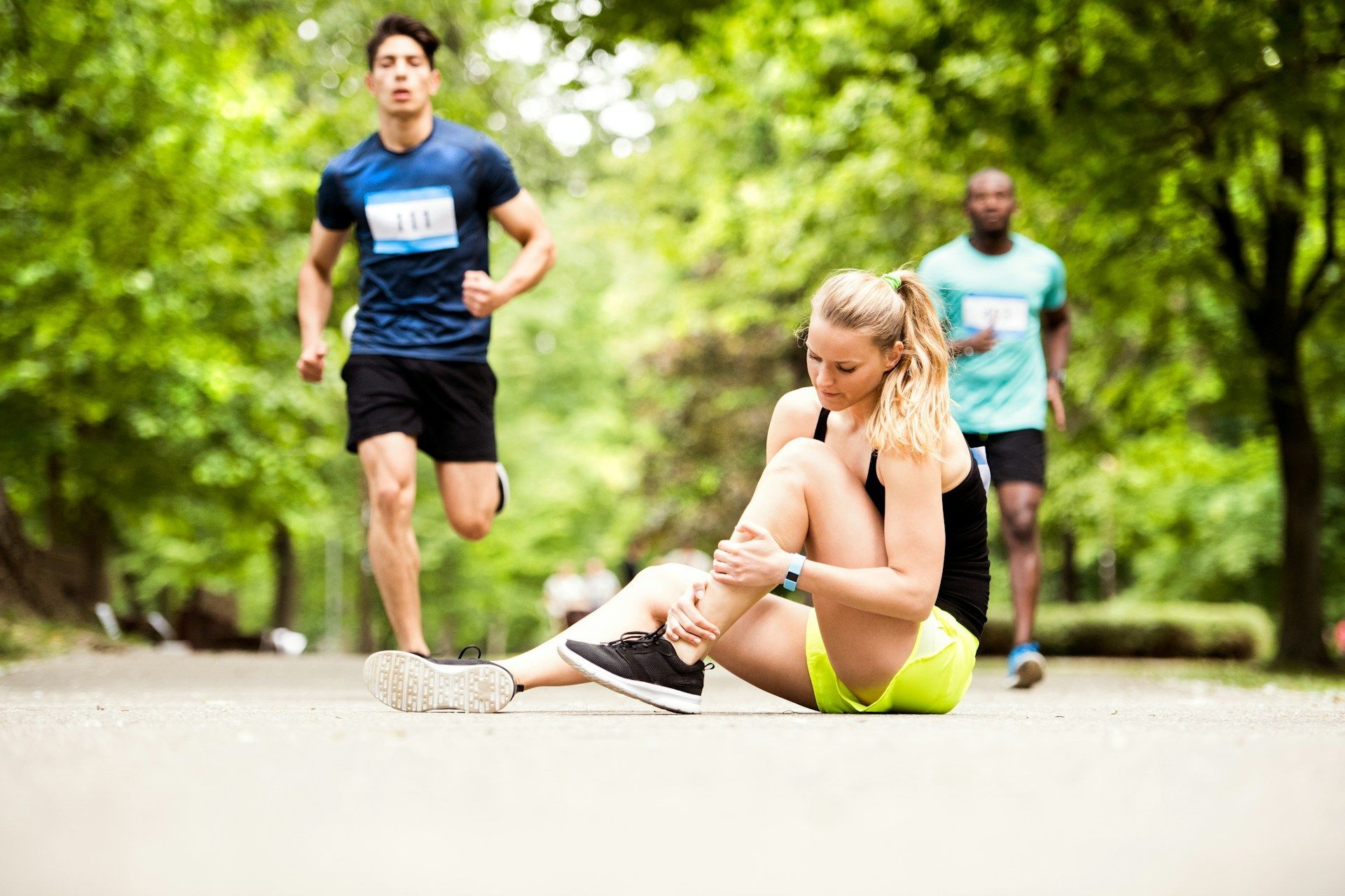 injured runner