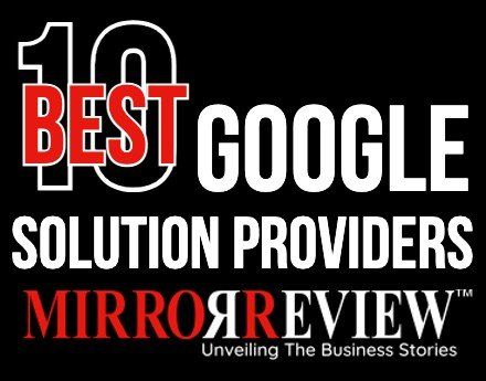 Seal for 10 Best Google Solution Providers from Mirror Review
