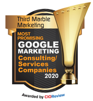 Seal for Most Promising Google Marketing Consulting/Services Companies of 2020 by CIOReview