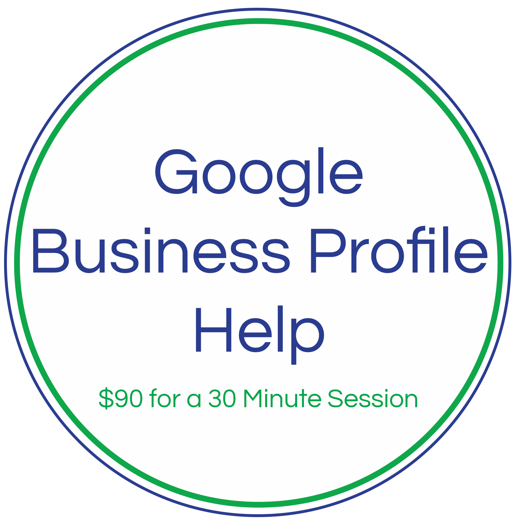 Google Business Profile help session.