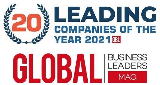 Seal for 20 Leading Companies of 2021 by Global Business Leaders Magazine