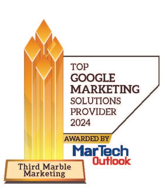 Seal for Top Google Marketing Solutions Provider 2024 by MarTech Outlook