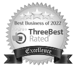 Seal for Best Businesses of 2022 by ThreeBestRated