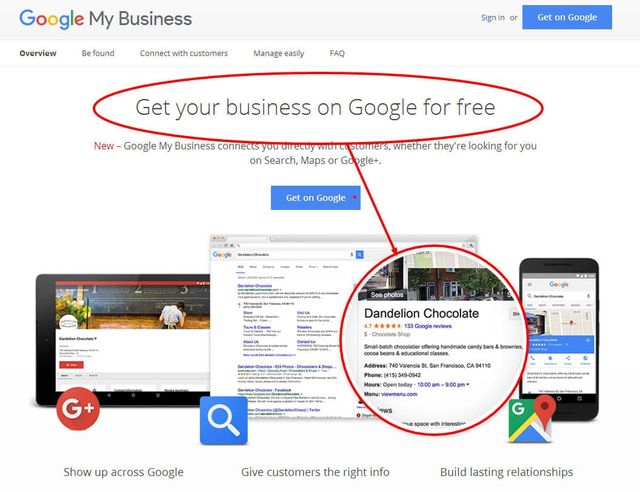 google business profile management