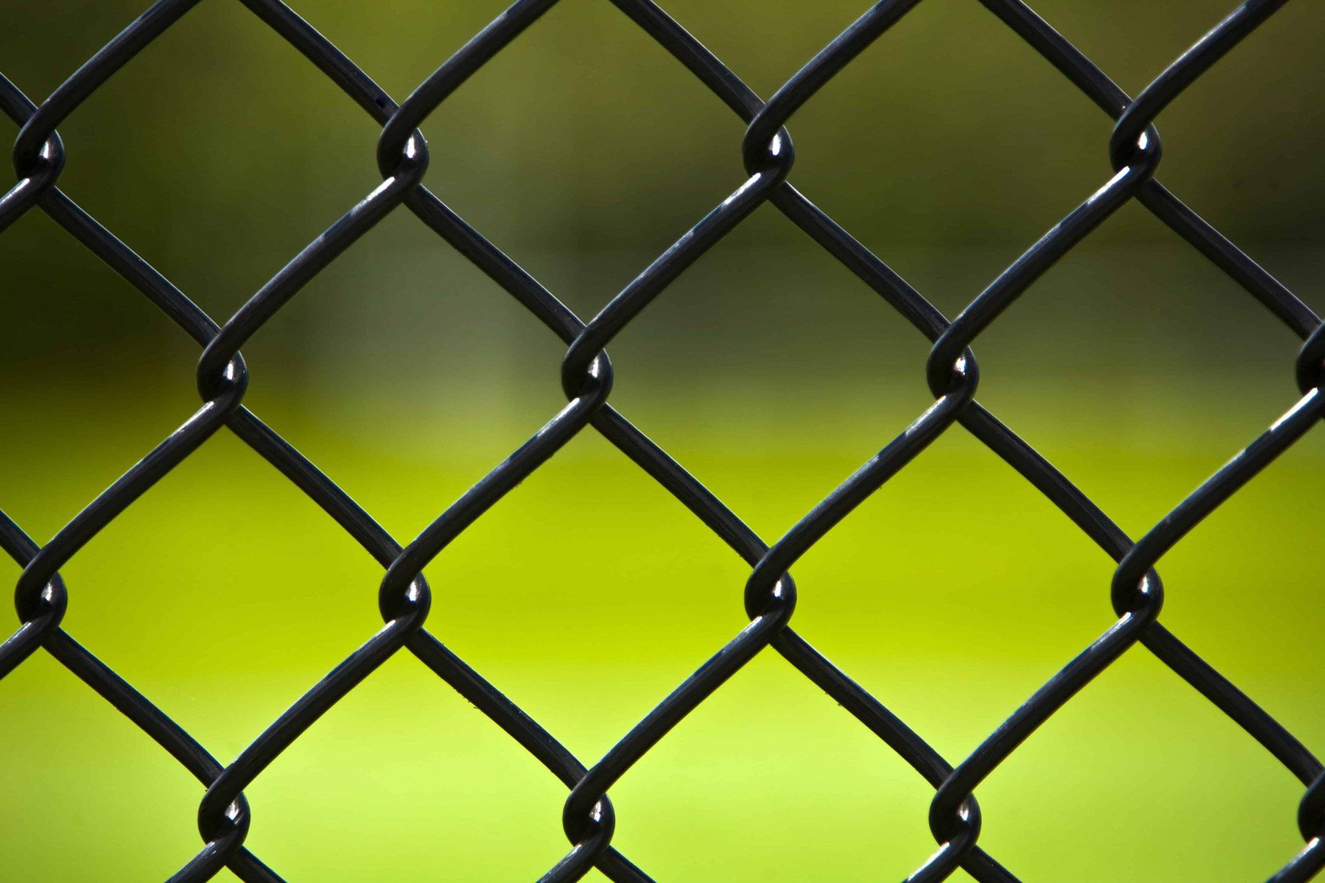 Vinyl chain link fence fabric