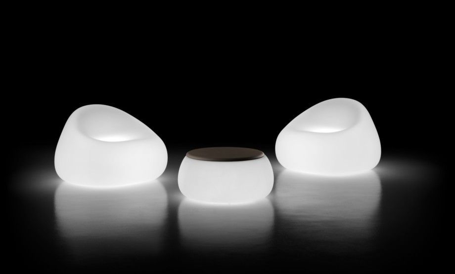 arredi outdoor con luci Plust