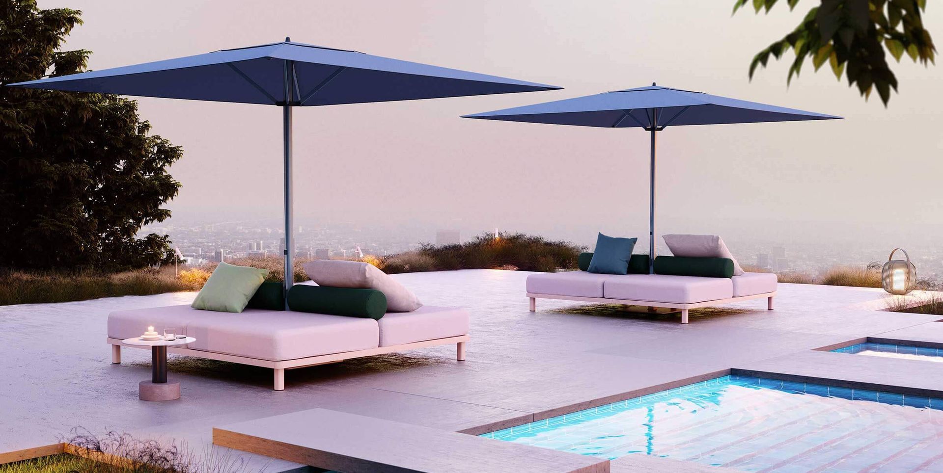 Arredi outddor per piscina