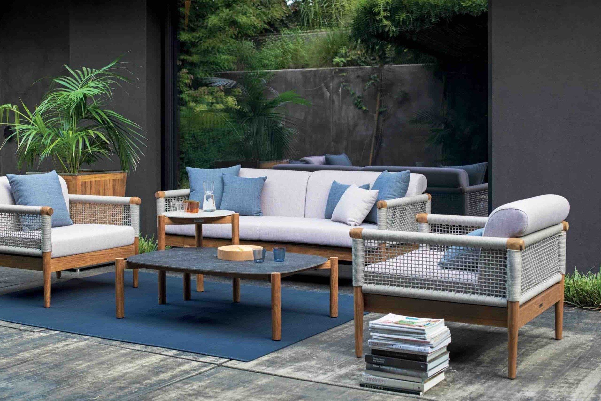 Eleganti arredi per allestimento di esterni Atmosphera