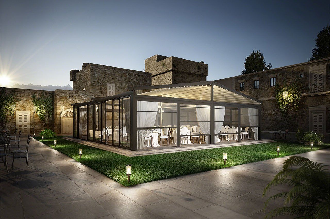 Allestimenti per esterni Balè, pergola Dirello