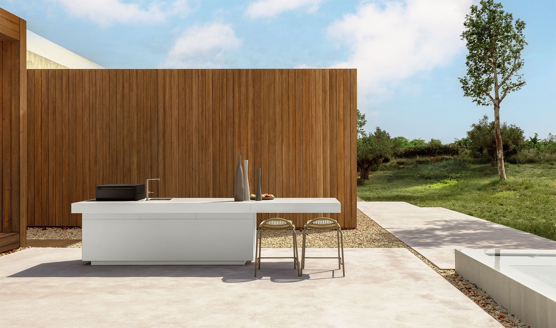 Cucina esterni arredi da giardino Talenti