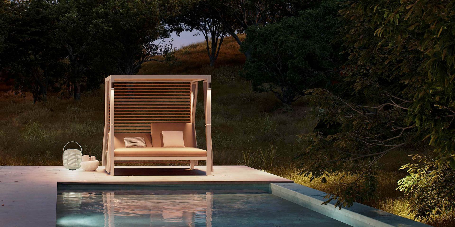 Arredo piscina Kettal