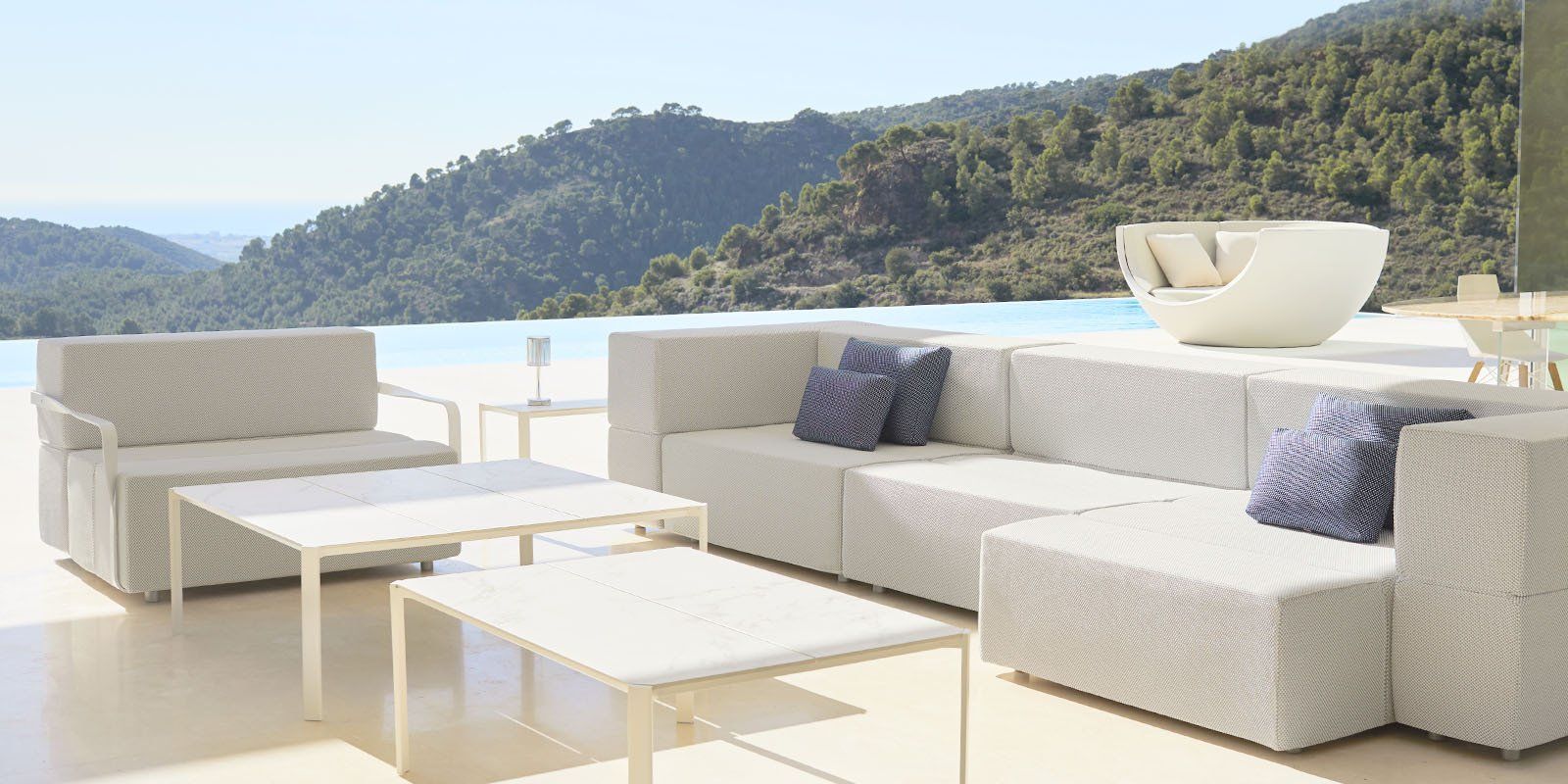 Lounge chair per outdoor Vondom