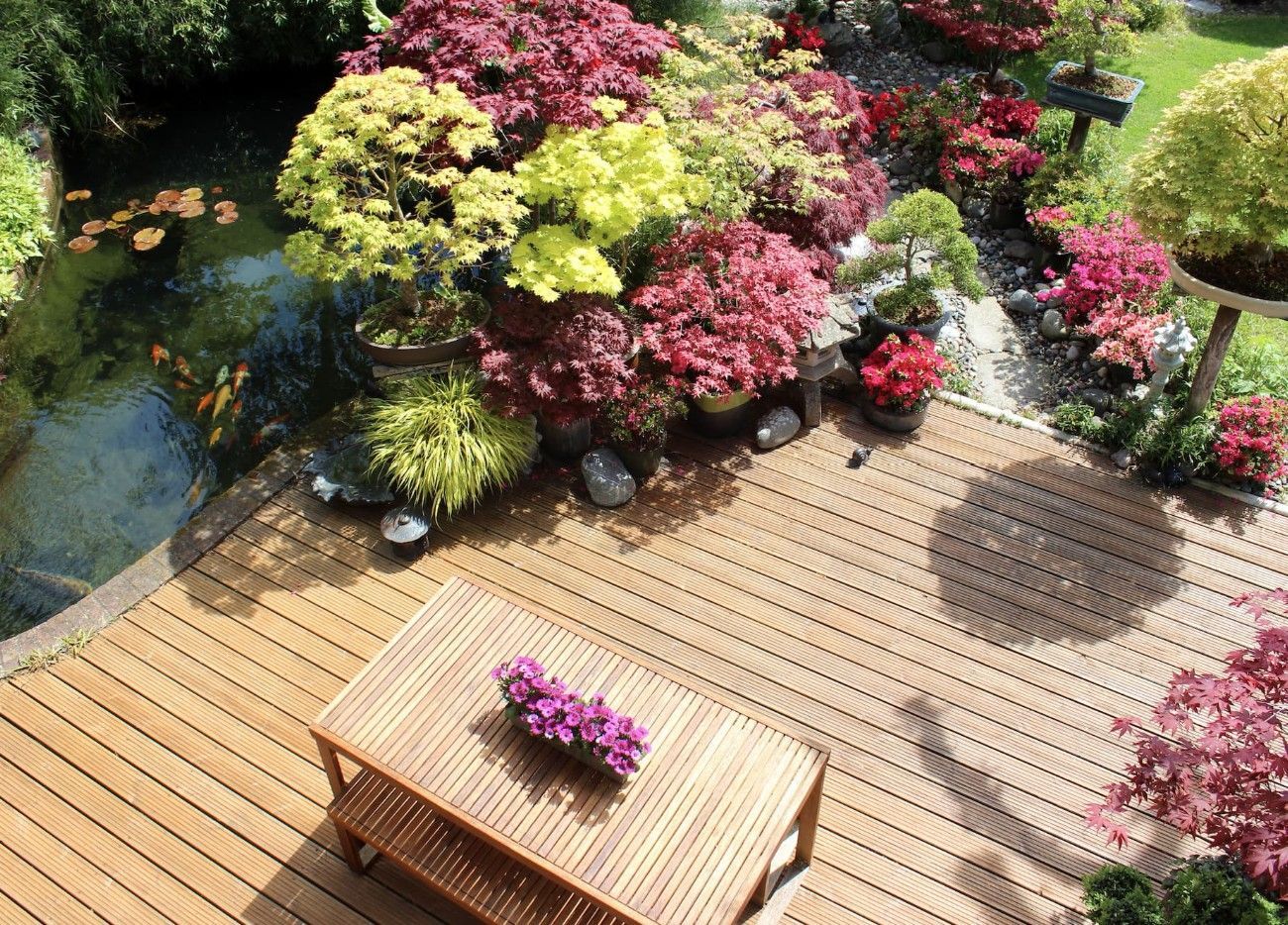 Pavimento per esterni in bambu