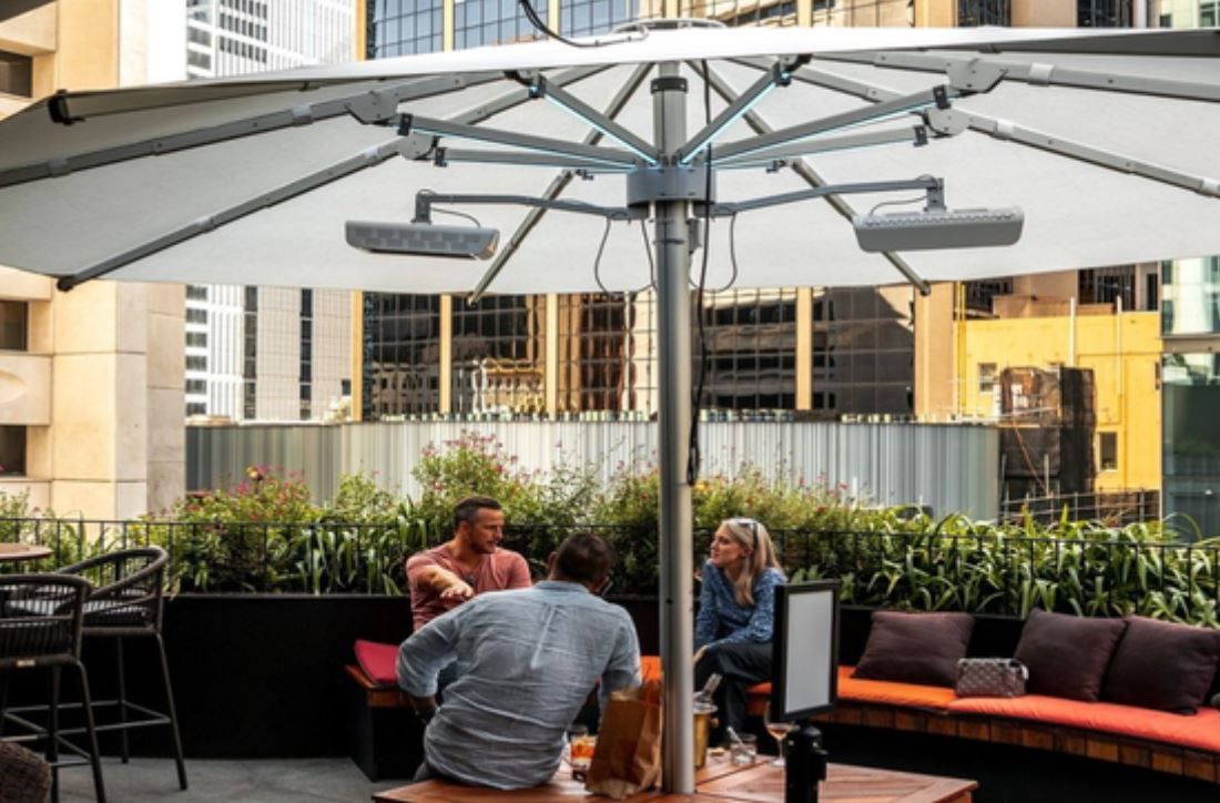 Lampade riscaldanti per esterno