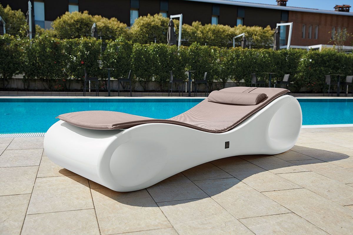 Sdraio con cuscini idroreppellenti, Lyxo