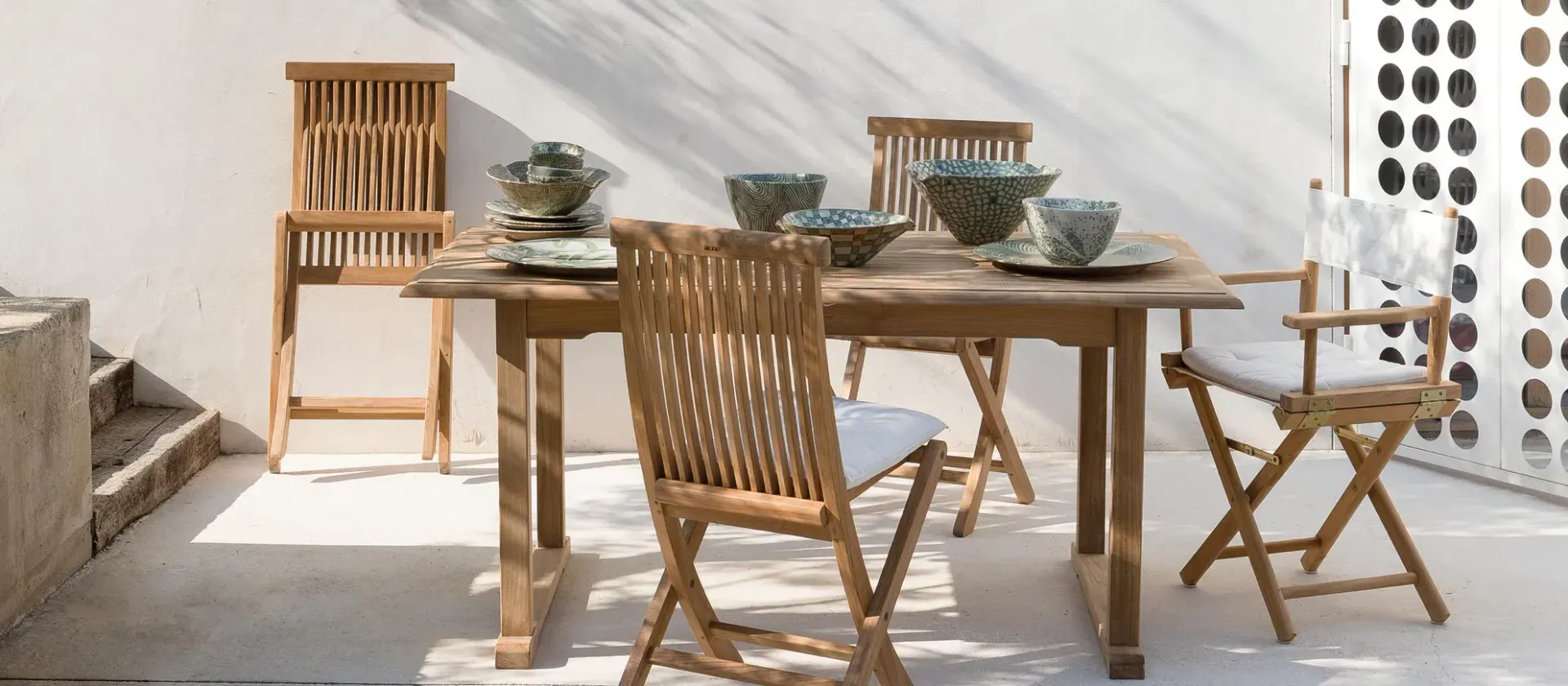 Sedie, tavolo outdoor Unopiù