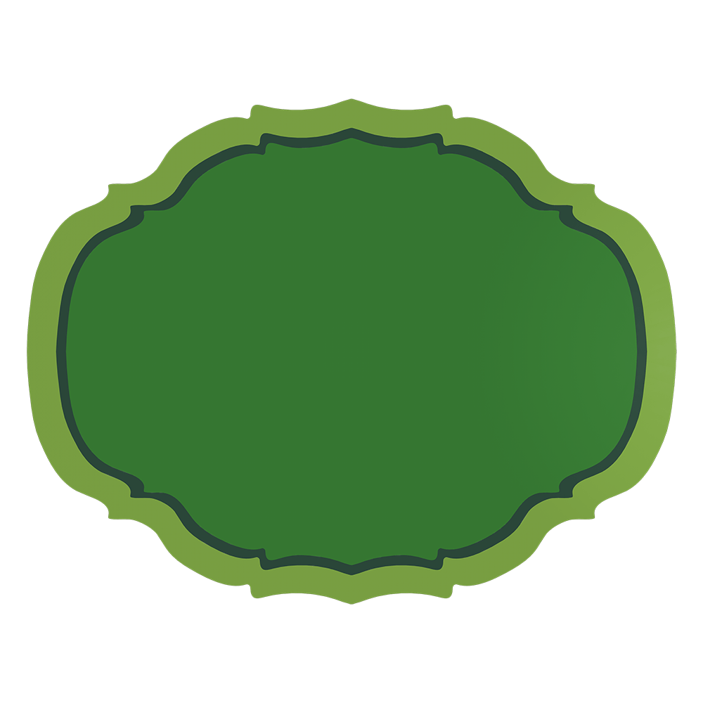 Sottopiatto rigido per un solo coperto all'americana