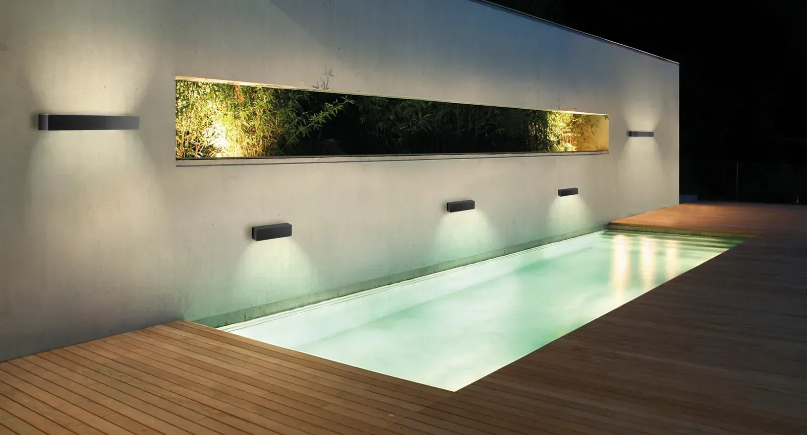 Luci bordo piscina Zafferano