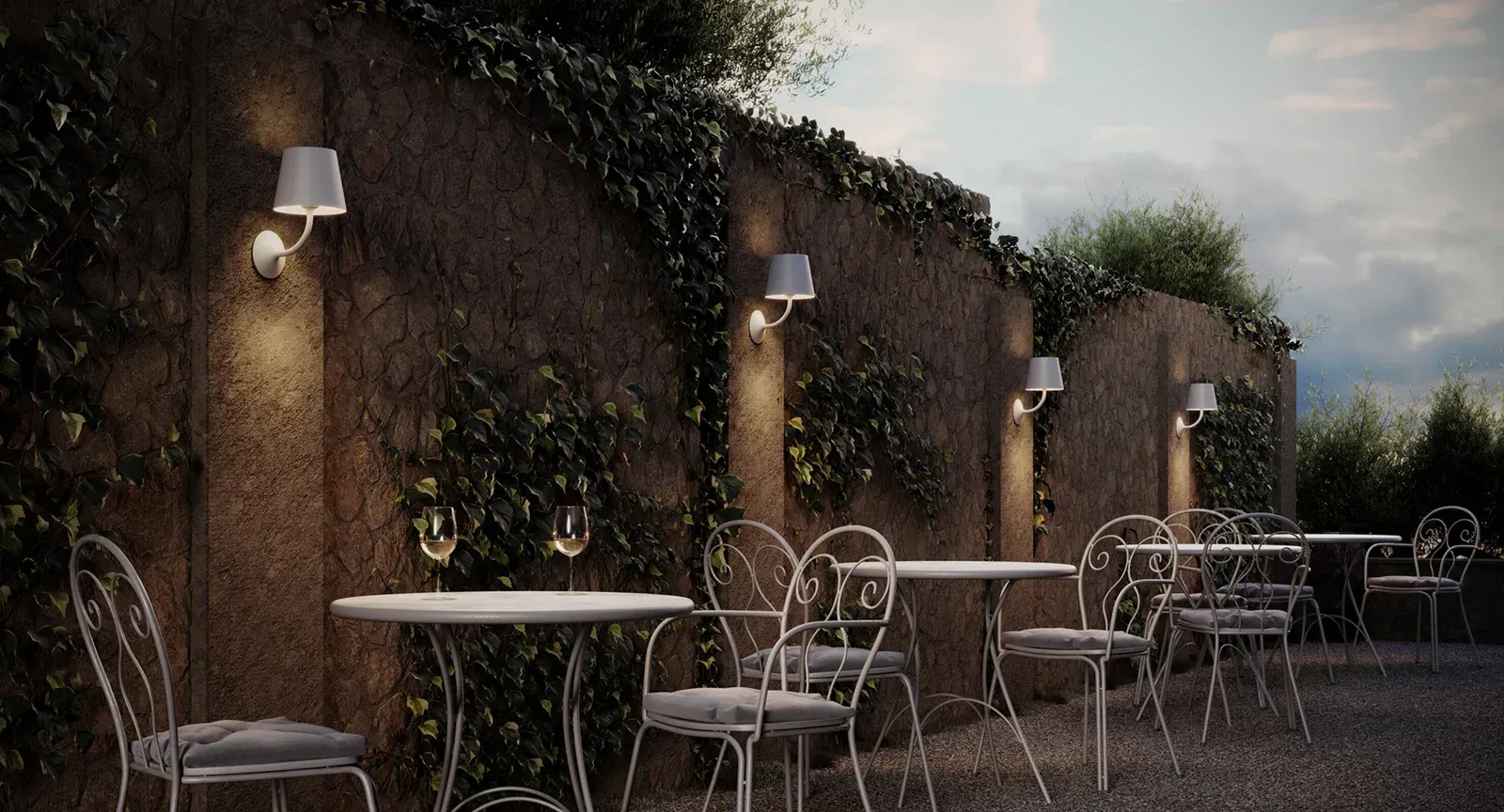 Luci giardino Zafferano