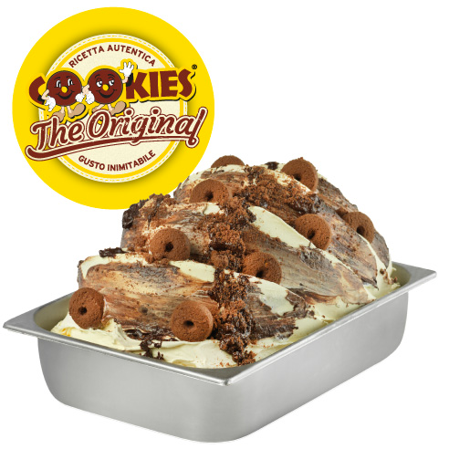 Cookies®: Variegato al cioccolato con croccanti frammenti di biscotti Mec 3 - Due Gi Morciano di Romagna