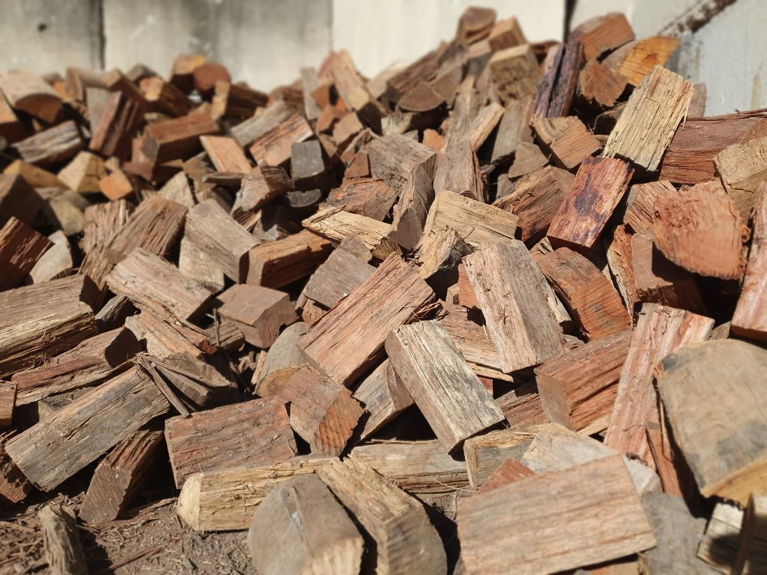 Pile Of Fire Wood — Landscape Supplies in Port Macquarie, NSW