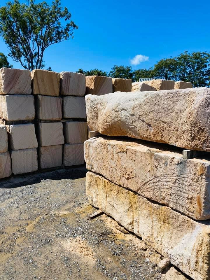 Sandstone Blocks — Landscape Supplies in Port Macquarie, NSW