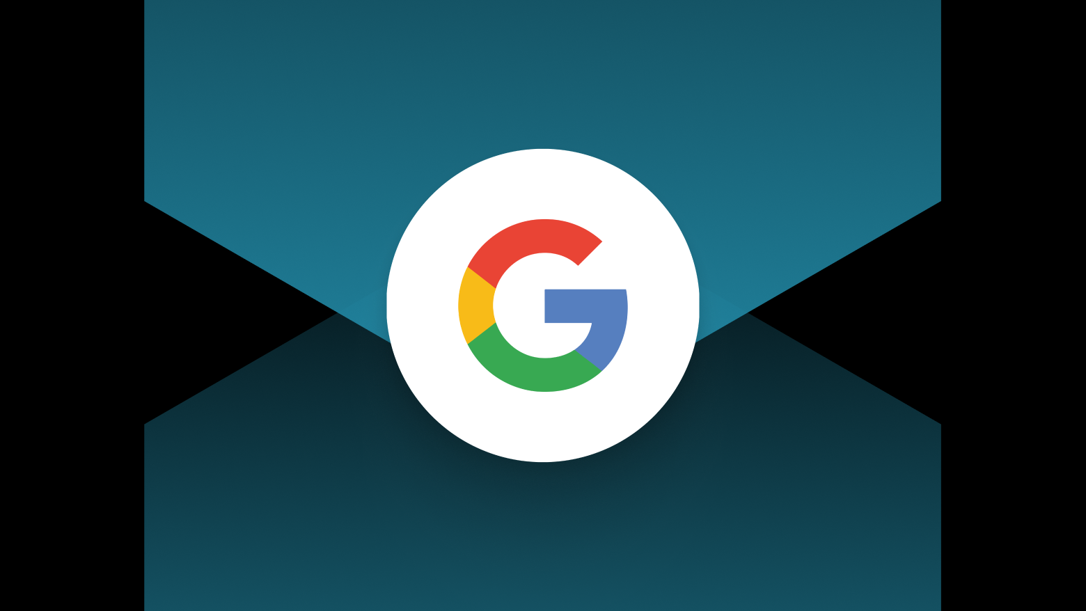 A google logo in a white circle on a blue background