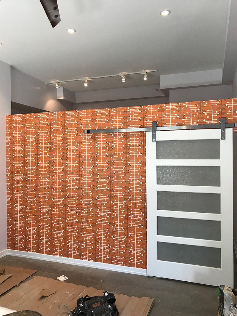 Decorated Divider Wall — Philadelphia, PA — Family & Friends Builders LLC