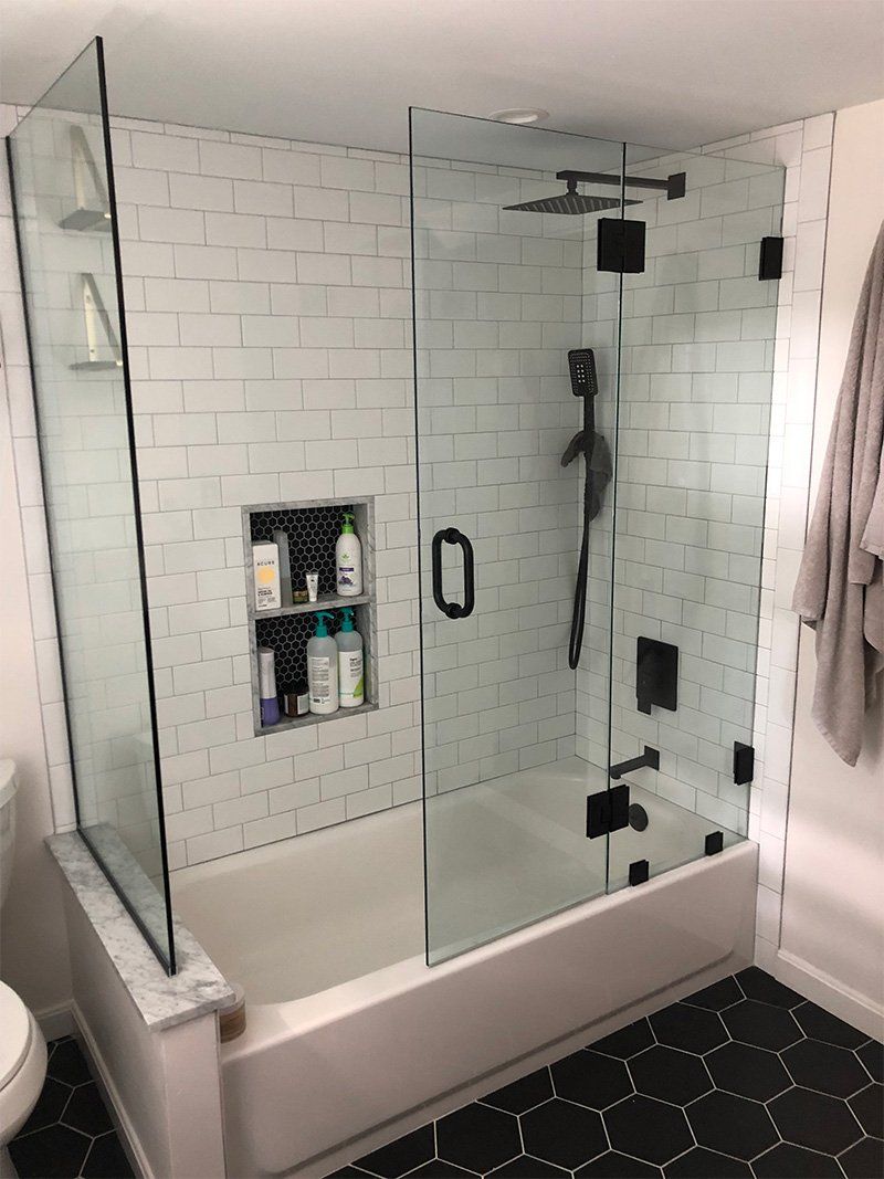 Shower Room with Glass — Philadelphia, PA — Family & Friends Builders LLC
