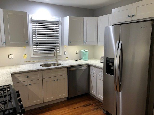 White Counter Top Kitchen — Philadelphia, PA — Family & Friends Builders LLC