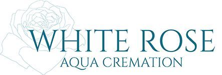 White Rose Aqua Cremation Business Logo