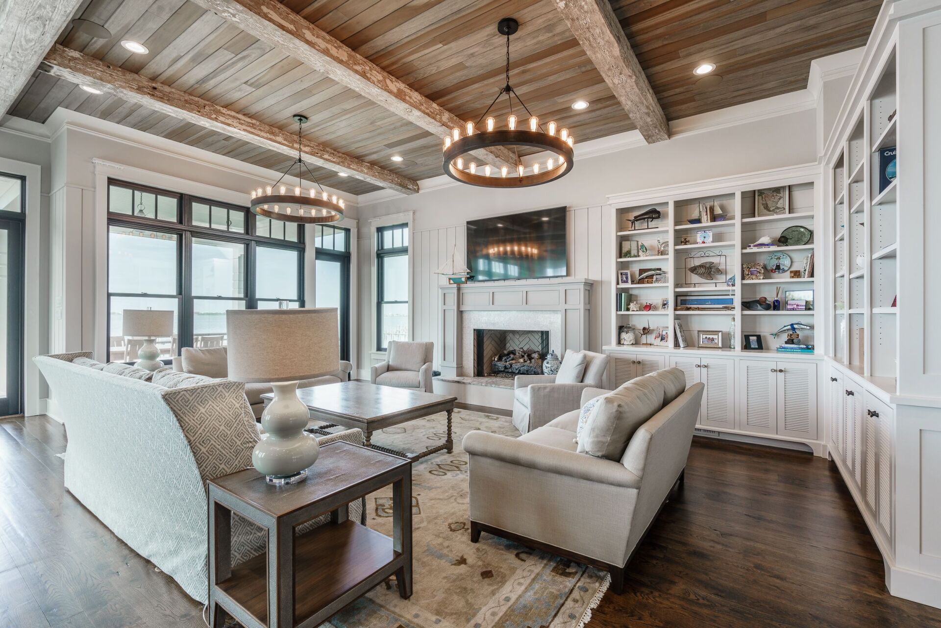 Beautiful Cabinets in the Living Room — Morehead City, NC — The Cabinet Shop