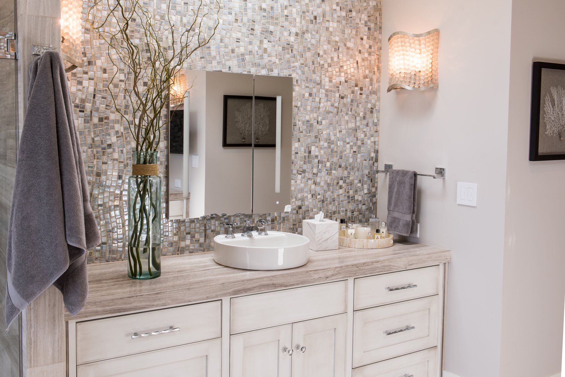 Cabinet Deign in Bathroom — Morehead City, NC — The Cabinet Shop