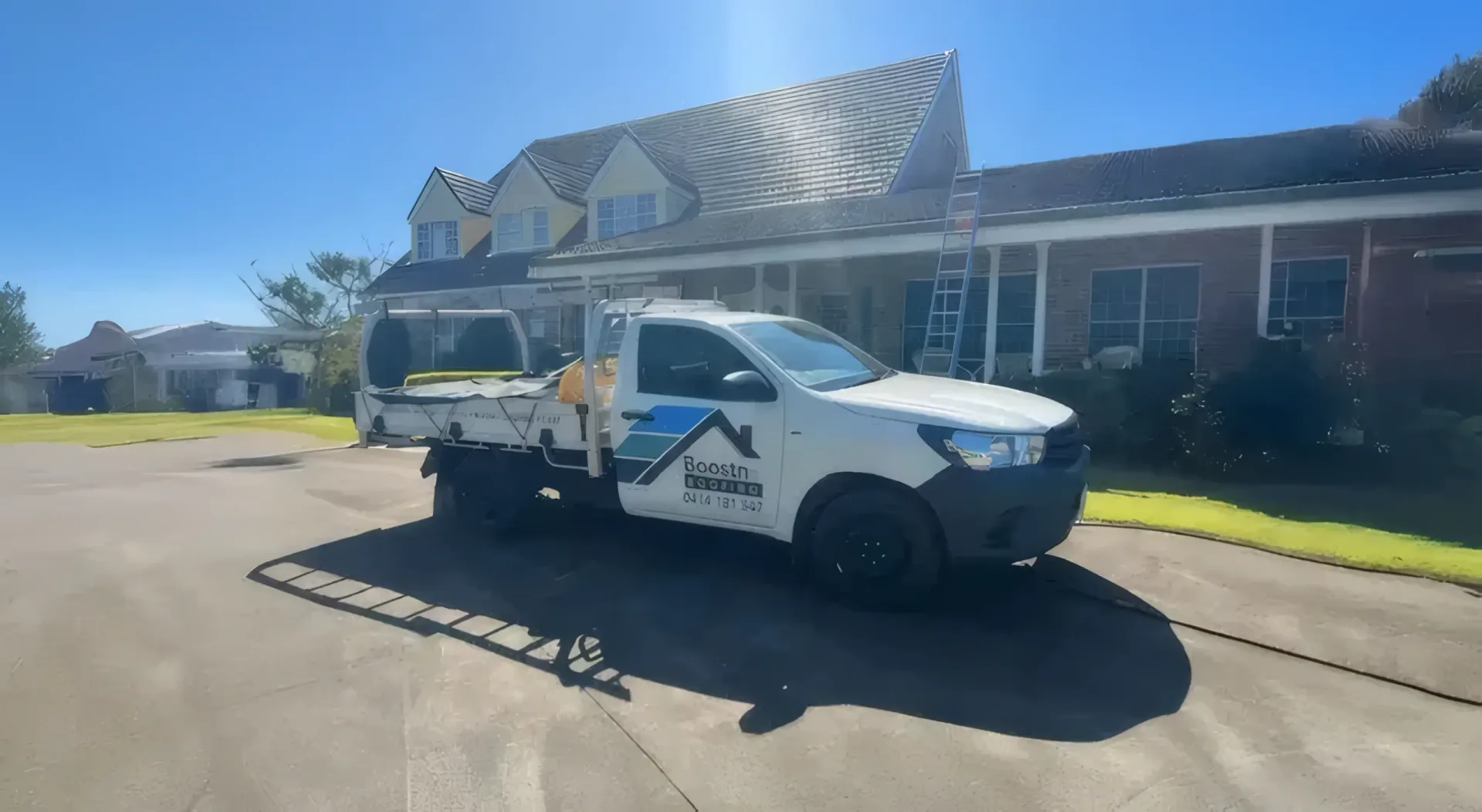 Rows of Gray Solar Panels — Boostn Pty Ltd in Glastonbury, QLD