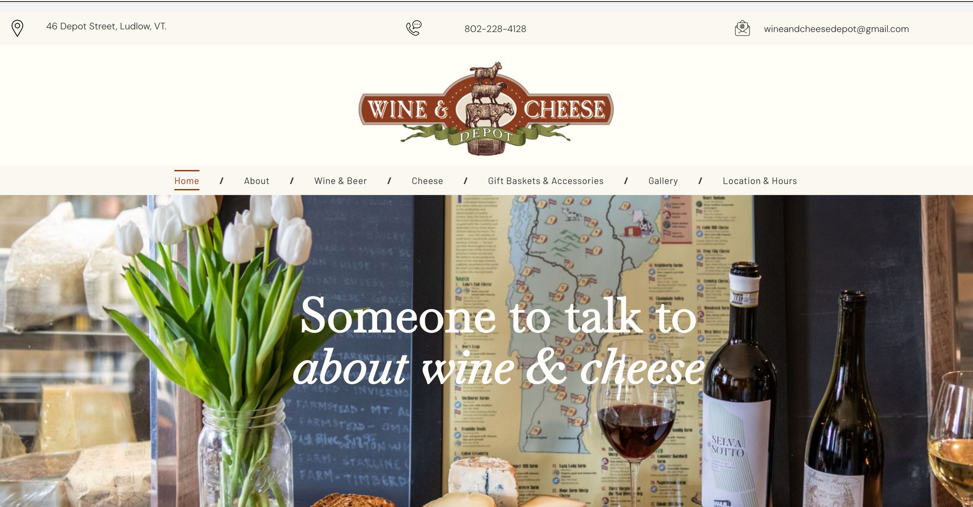 Small business website by Lulu Web Design Upper Valley VT NH