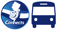 A minimalist black line icon of the front view of a bus.