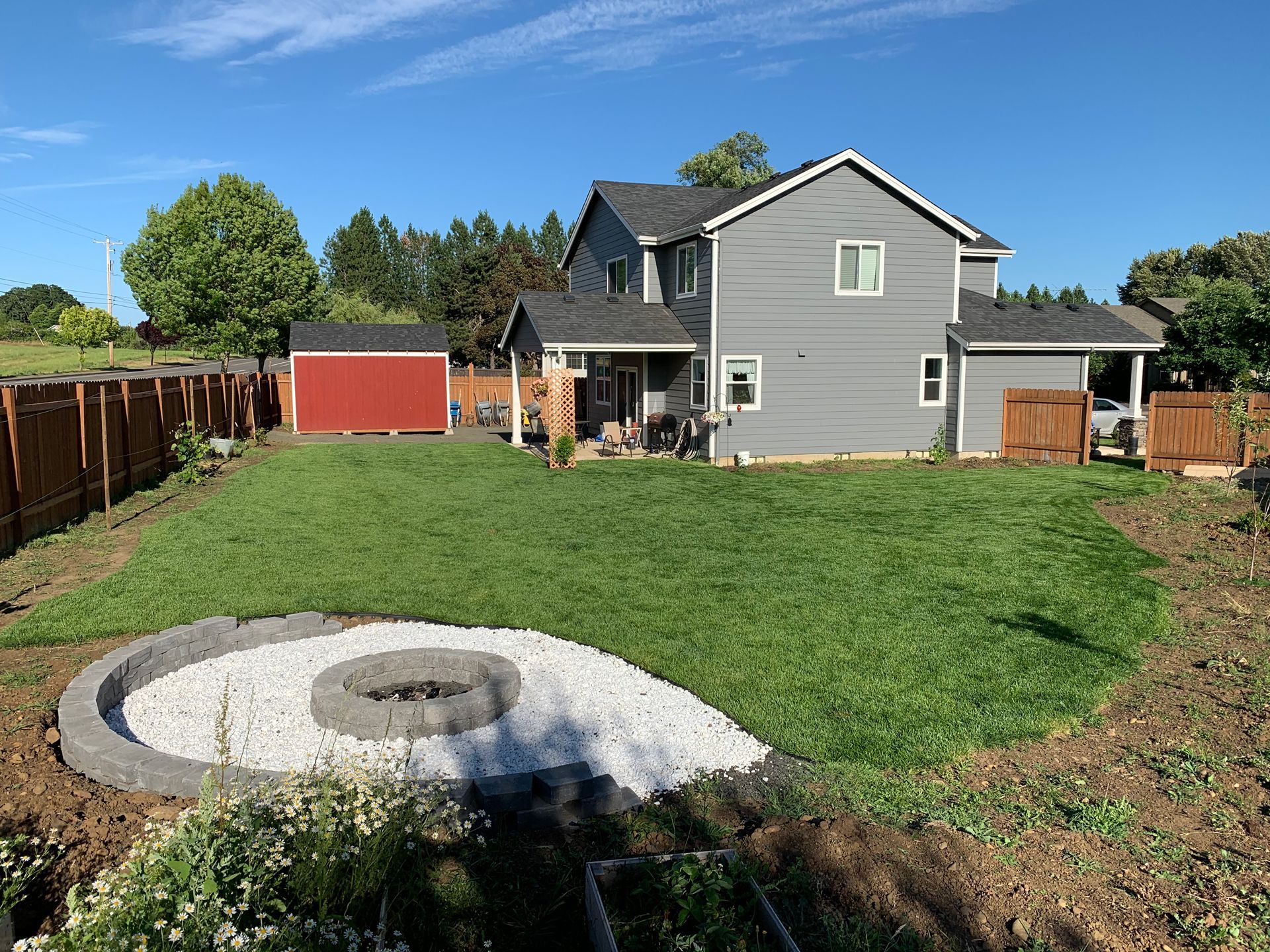 House With Beautiful Backyard