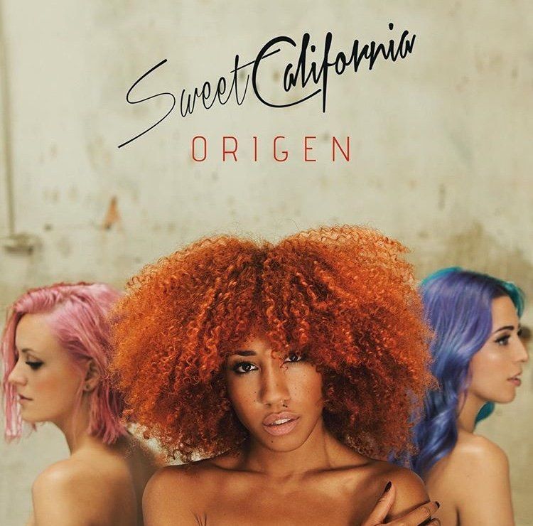 MAKEUP & HAIR. SWEET CALIFORNIA ALBUM COVER ORIGEN.