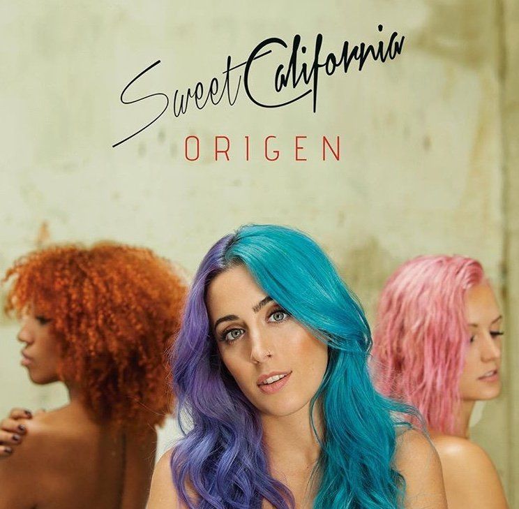 MAKEUP & HAIR. SWEET CALIFORNIA ALBUM COVER ORIGEN.
