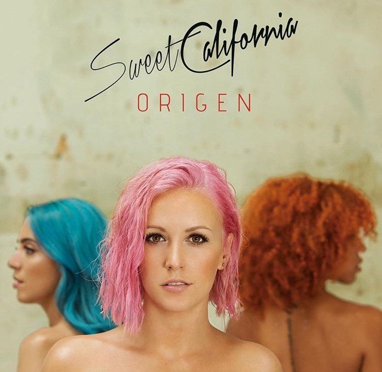 MAKEUP & HAIR. SWEET CALIFORNIA ALBUM COVER ORIGEN.