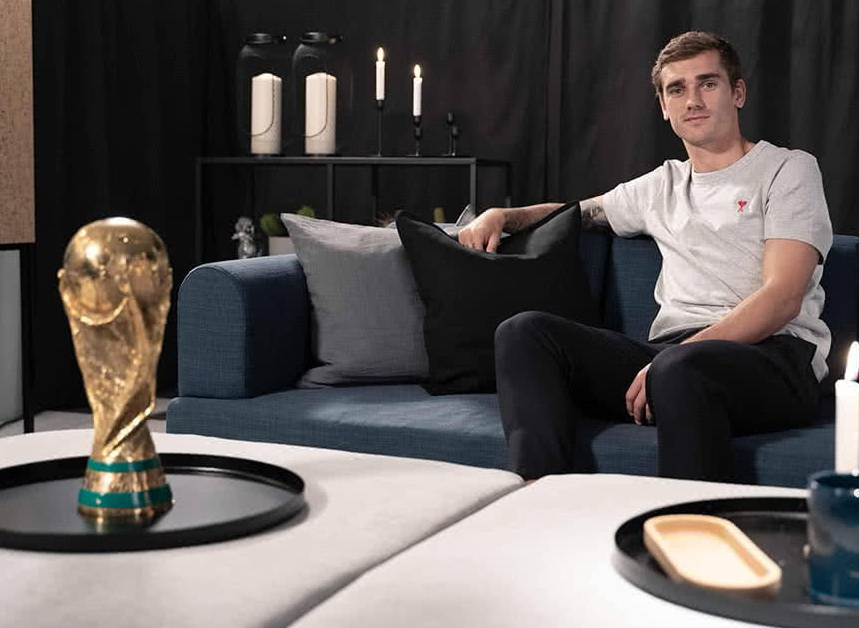 GROOMING & MAKEUP FOR ANTOINE GRIEZMANN. FOOTBALL PLAYER ATLÉTICO DE MADRID. EL MUNDO. MARCA SPORTS NEWS