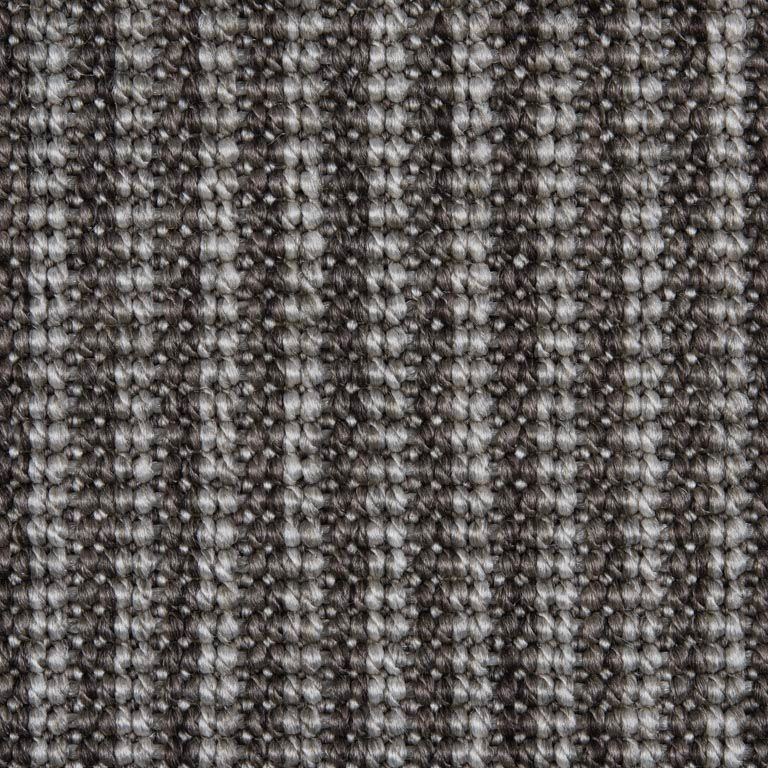 A close up of a black and white striped fabric.